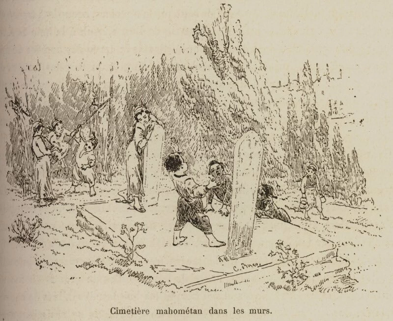 Disegno per il libro di De Amicis, Costantinopoli